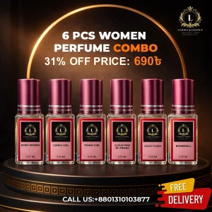 6 PCS WOMEN PERFUME COMBO